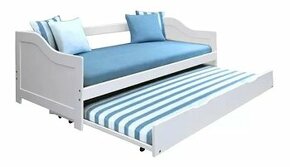 Výsuvná posteľ, dvojlozko 2x 90x200cm - 1
