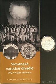 2020/10€ Slovenské národné divadlo 100. výročie založenia BK