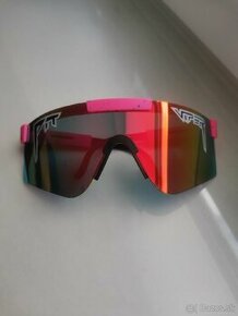 Športové slnečné okuliare Pit Viper (ružové-oranžové sklo)