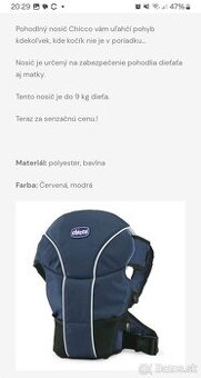 Detský nosič