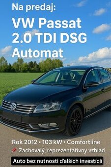 Volkswagen Passat 2.0 TDI Comfortline DSG