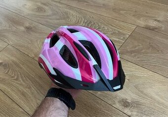 Detská cyklistická prilba Ružová