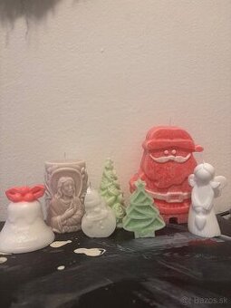 Ručne robené Vianočné sviečky