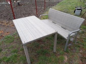 Záhradné ratanové sedenie