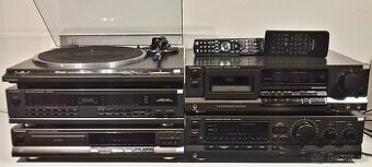 Zostava TECHNICS A02 gramo, equal, CD prehr, deck, receiver