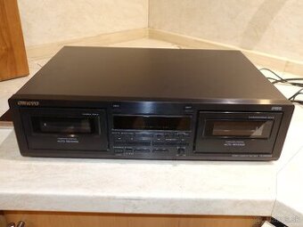 Onkyo TA-RW255 – dvojkazetový prehrávač/rekordér, ľavá stran