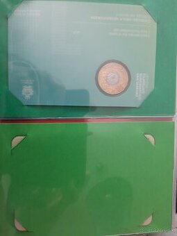 Pamätne 2 eurove mince v mincovych kartach