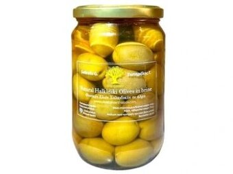 ZELENÉ OLIVY HALKIDIKI V SLANOM NÁLEVE
