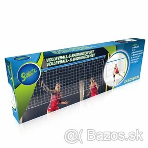 Set badminton a volejbal 2v1