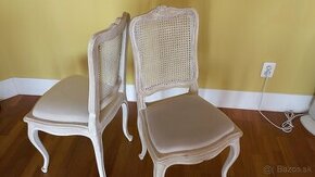 jedalenske stoličky v štýle Provence