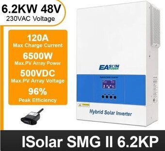 EASUN SMG II 6.2KW fotovoltaicky menic