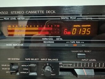 JVC TD X502G Kazetovy magnetofon, Vintage 80 roky