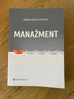 Manažment - Jankelová a kolektív