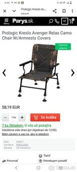 Prologic Relax Chair -rybarske kreslo.