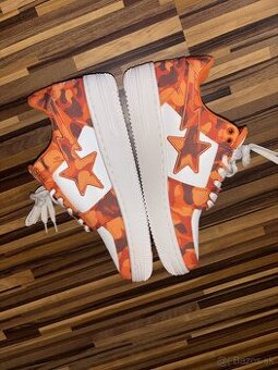 Bapesta Heron Preston Camo Orange