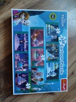 Predám puzzle Ľadové kráľovstvo