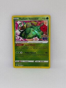 Pokémon karta Radiant Venusaur 004/078 – EX – ORIGINÁL