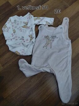 Detské oblečenie 50/56