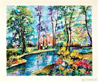 DIMITRI POLAK - (Serigrafia) , podpísaná (impressionizmus)