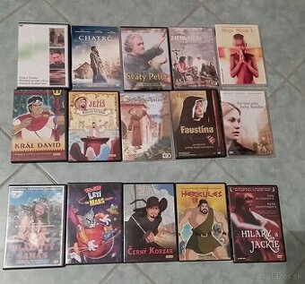 predam VHS kazety a DVD