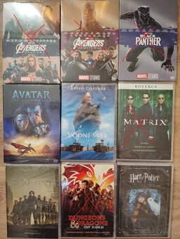 DVD filmy nerozbalene