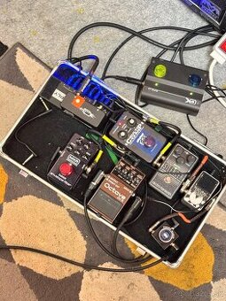 Efekty na basgitaru Pedalboard len komplet