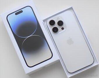 iPhone 14 Pro Silver BATERIE 100% TOP