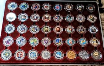 FAREBNE 2EURO MINCE SLOVENSKE TOP