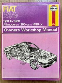 FIAT X1/9 originalni montazni manual