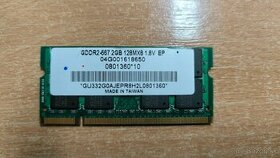 2 GB RAM ASUS DDRII 667 SO-DIMM