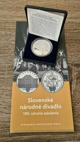 10€ Slovenské národné divadlo - 100. výročie - proof