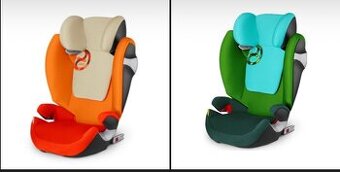 Autosedačky Cybex Solution M-Fix zelená a oranžová