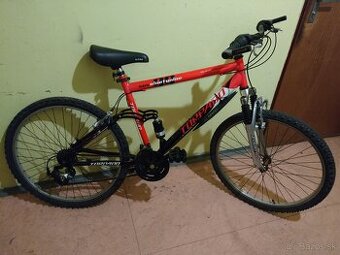 celoodpružený horský bicykel TORPADO,26"Kolesá,19"rám, 21p