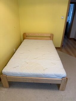 120x200 postel pre coosleeping. - 1