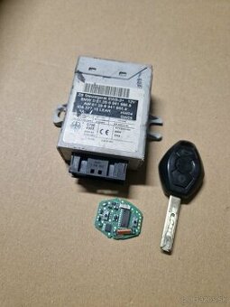 BMW modul imobilizéru / EWS‑3 – 61.35‑6 941 986.9 a klíč.