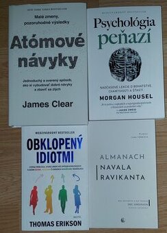 Predám 4 knihy pre sebarozvoj