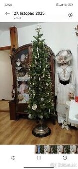 Starožitný hrací stojan na vánoční stromek - 1