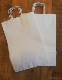 Papierové tašky - nové 10ks