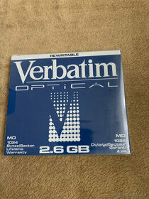 Predám Verbatim 5,25′′ optický disk 2.6GB, 91204