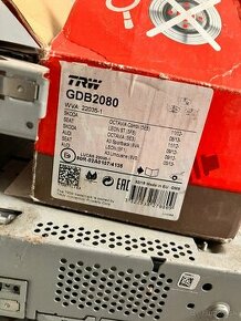 TRW sada predných  brzdových platničiek GDB2080 - 1