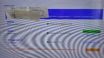 Satelit. prijímače SKYLINK, balík SMART,2ks,parabola,káble - 1