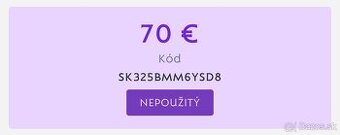 Využi, pokiaľ sa dá❗️Dajana Rodriguez poukaz 70€