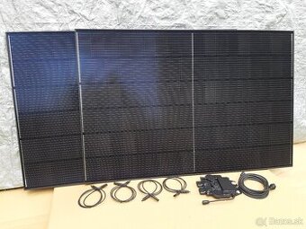 EcoFlow 2x400Wp pevné solárne panely Domáca elektráreň