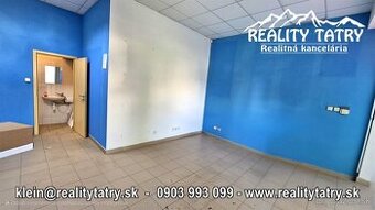 Lukratívne obchodné priestory s výkladmi 35 m2 v Poprade