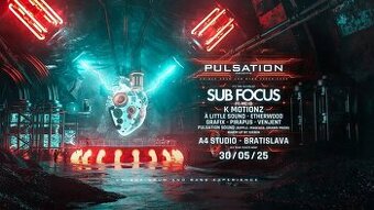 Predam 1 listok na PULSATION Subfocus 30.5 Bratislava