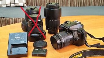 NIKON D3300 + 2 OBJEKTÍVY