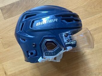 Hokejová prilba/helma BAUER Re-Akt 150 / frb.Navy-Medium