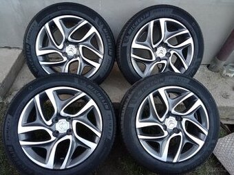17"4x108 Citroen originálne hliníkové disky +Snímače