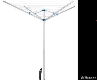 Vonkajší hliníkový sušiak – rozkladací, pevný, sivý, nový