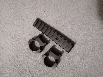 Oceľová montáž weaver na gulobrok ZH